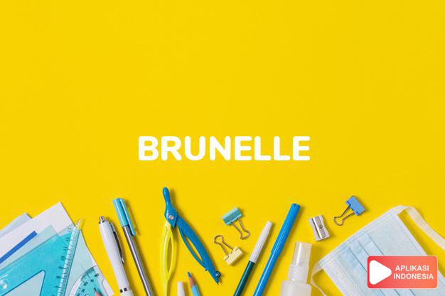 arti nama Brunelle adalah berambut hitam