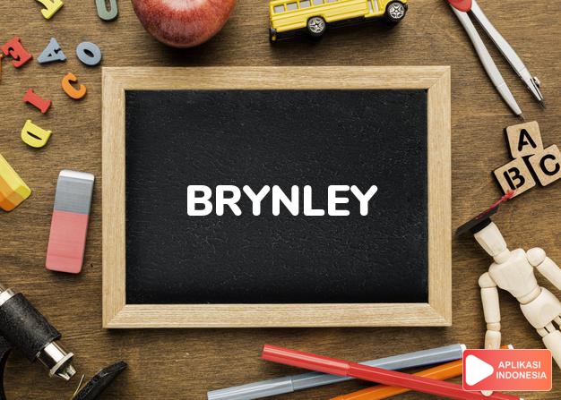 arti nama Brynley adalah Pengulangan ejaan dari Brinley,mungkin terinspirasi dari nama Wales yaitu Bryn.