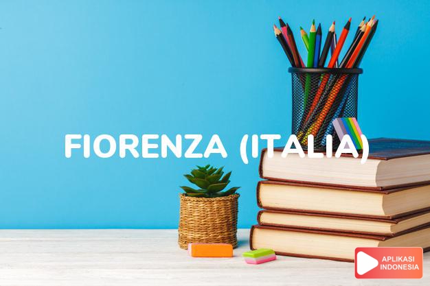 arti nama fiorenza (italia) adalah bunga
